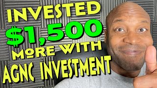 Invest $1,500 more with AGNC Investment