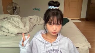 vlog 혼자 잘노는 자취일상 ^.^ (초간단연어밥 • 언박싱 • 겟레디 ・・・ )