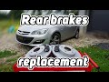 How to replace rear brake pads and discs - Vauxhall / Opel Astra J / Zafira C / Insignia A