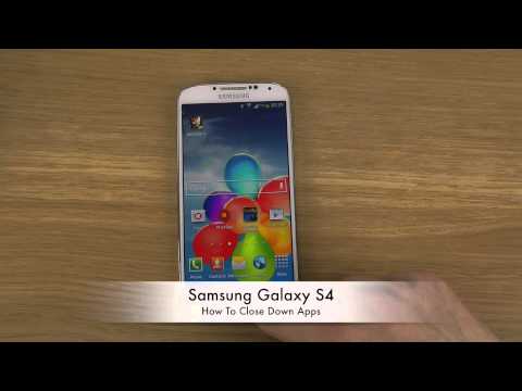 How To Close Down Apps Samsung Galaxy S4 How To Close Down Apps Samsung Galaxy S4