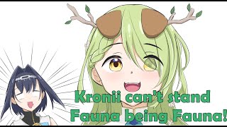 Kronii can't stand Fauna being Fauna!【Hololive Animation / Eng sub】