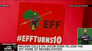 Malema calls on Jacob Zuma to join EFF "Home of Rehabilitation"