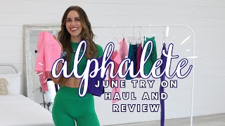 Alphalete June Amplify Try On Haul and Review