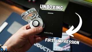 Samsung Galaxy Ring Titanium Black Unboxing \u0026 First Impressions!