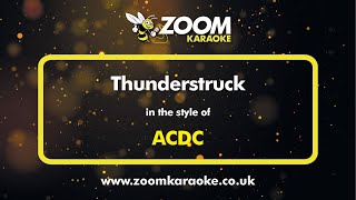 AC/DC - Thunderstruck - Karaoke Version from Zoom Karaoke