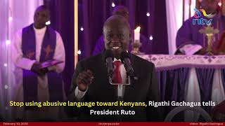 Stop using abusive language toward Kenyans, Rigathi Gachagua tells President Ruto