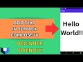 How to Add Text in Jetpack Compose Using Android Studio (Beginner Friendly)