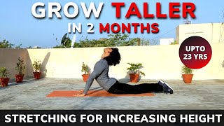 Best STRETCHING EXERCISES to GROW TALLER! How to Increase Height after 20| Height increase exercises