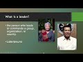 tagalog version part 1 module 3 leadership and teamwork