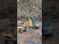 rc excavator huina 1550 vs huina 1593 kobelco