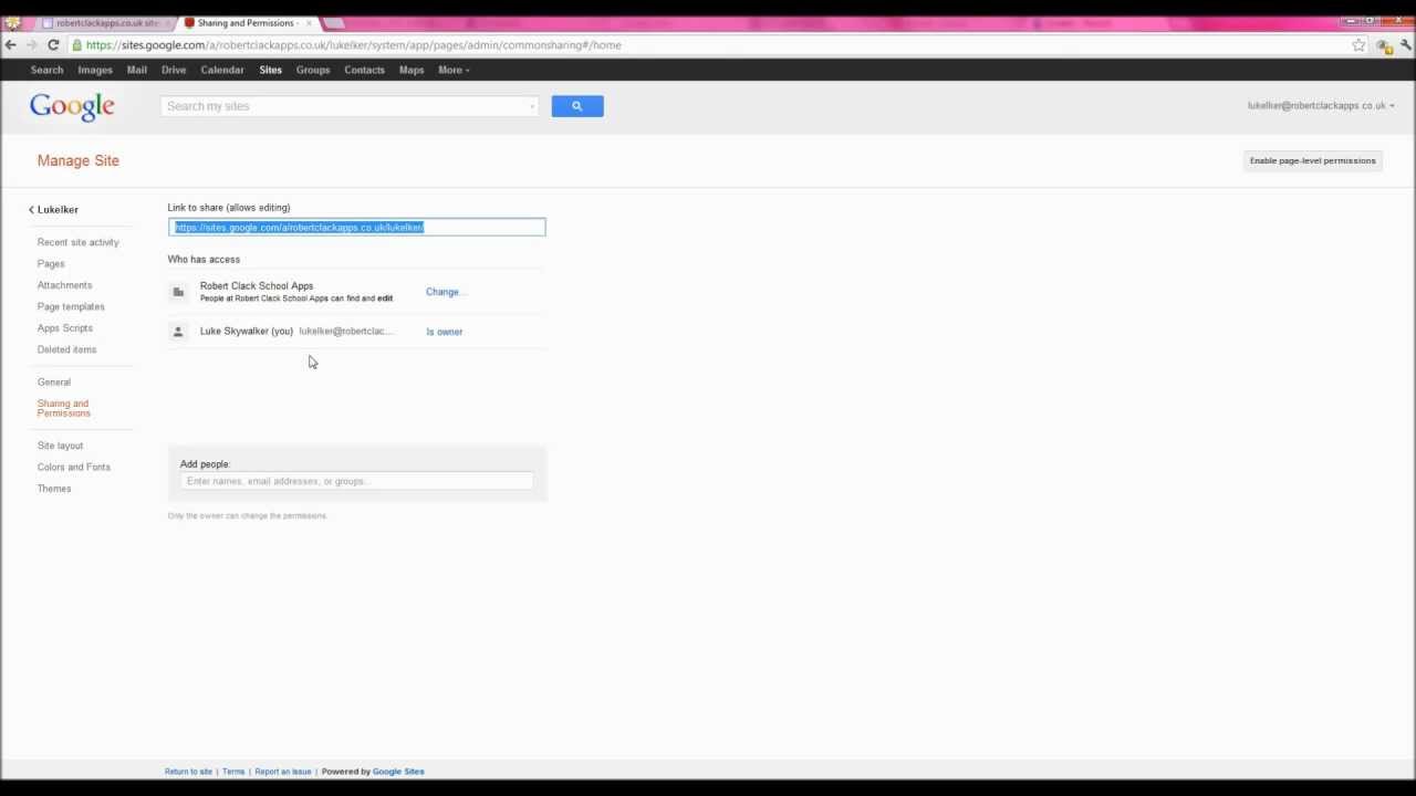 Eportfolio Share Settings Youtube