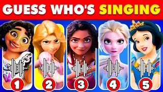 Guess The Disney Character by Voice #5 🎤🎙️🎶 Disney Song Quiz | Moana, Elsa, Rapunzel, Mirabel