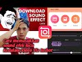 Cara memasukkan sound efek lucu ke dalam video via inshot