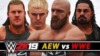 WWE vs AEW 30 MAN ROYAL RUMBLE MATCH!! (WWE 2K19)
