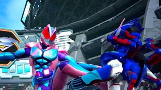 【ガンバレジェンズ】仮面ライダーリバイ　レックスゲノム　スキャン演出　必殺技　なぞらないバージョン　まとめ「レックススタンピングフィニッシュ」