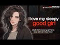 ᡣ𐭩[F4F] ᡣ𐭩 Soft mommy girlfriend helps her good girl fall asleep [cozy] [rain] [heartbeat] | ASMR RP