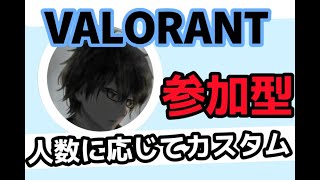 【Valorant】カスタムマッチ参加型配信