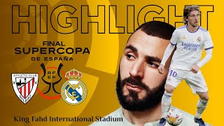 HIGHLIGHT | Athletic Club 0-2 Real Madrid | FINAL • Supercopa De España