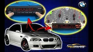 Conserto Defeito Painel e Radio lcd display falhado Bmw e39 540i x5 m3 computador de bordo