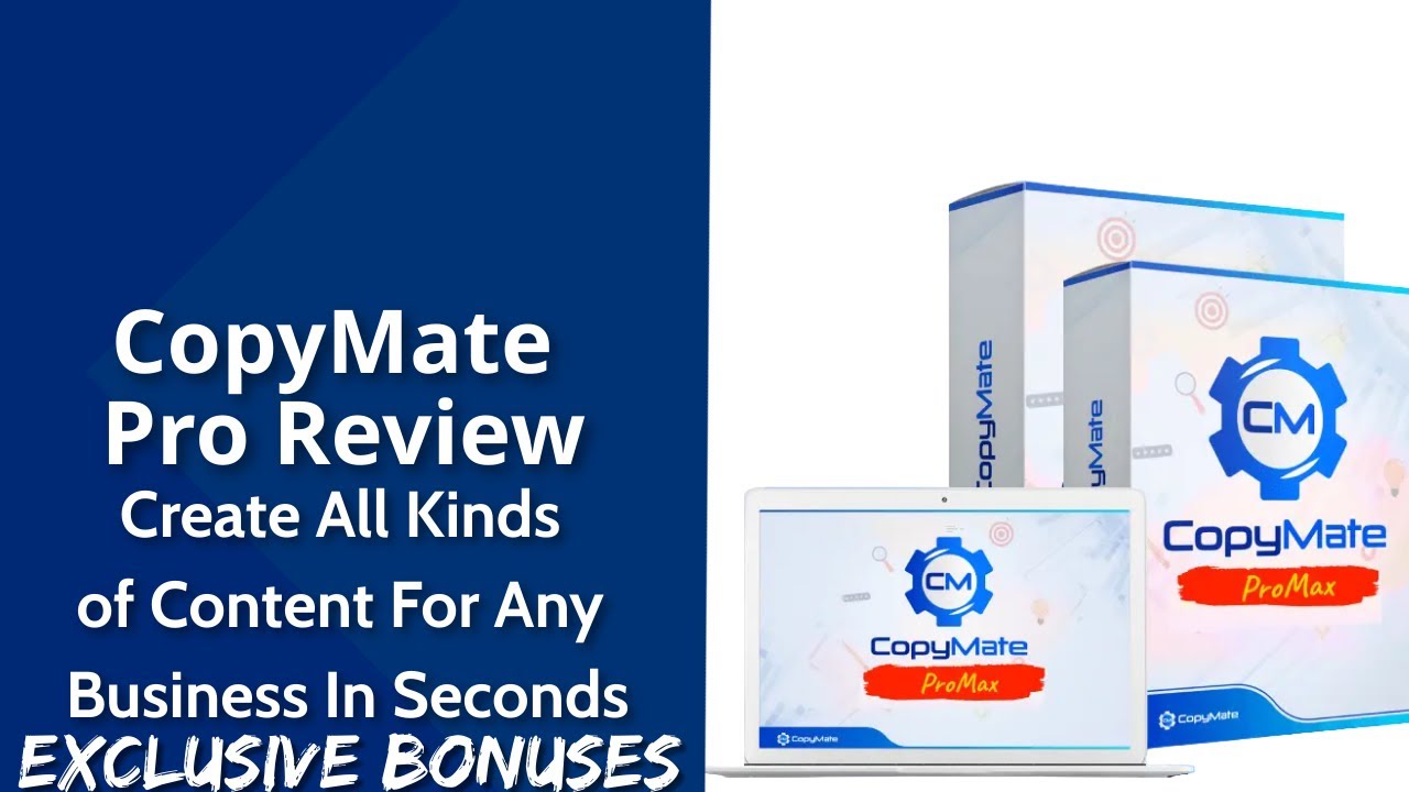Copymate Pro Review Create All Kinds Of Content For Any Business In
