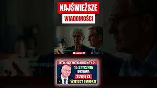 🔴 WSZYSCY SENIORZY DOSTANĄ 3200 ZŁ 15 STYCZNIA 2025! SPRAWDŹ, KTO JEST WYKLUCZONY!’