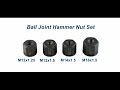 assenmacher asttm20194 ball joint hammer nut 4 piece set