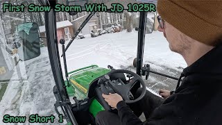 SURPRISE SNOWFALL: Time to Put the 1025R to Work! (Snow Short 1)