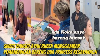 SWEET MOMENTS ‼️GAK CUMAN NEMENIN ANAK MAIN,, AYAH JUGA IKUT KEGIATAN DUA PRINCESS 💙🥰