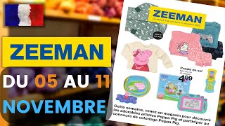 catalogue ZEEMAN du 5 au 11 novembre 2022 ❌ Arrivage - FRANCE