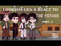 Lookism Gen 0 react to the future》 Gapryong Fist Gang》 no ships!》 Part 1