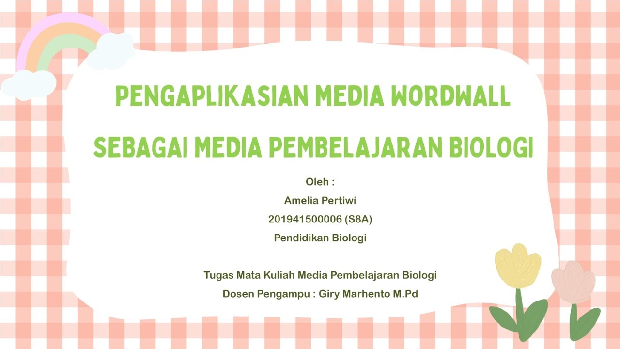 Tugas Media Pembelajaran Biologi (Pengaplikasian Media Wordwall Sebagai ...