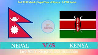 Live: Nepal vs Kenya 2nd T20I Match Live Score and Nepali Commentary with 977 Nepal
