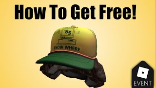 [FREE ITEM] HOW TO GET DUSTIN'S CAMP KNOW WHERE CAP ON ROBLOX 2021! #SHORTS