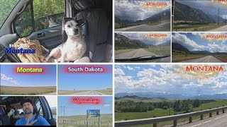 Travel Day- Montana Drive - Full Series AFT 2024🔥🆙 #vanlife #trevdevadventures #dukkie #travel