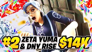 FNCSグランドファイナル2位!!🥈($14,000) 世界大会確定!!🛫w/@risegotgamer 【フォートナイト/ FORTNITE】