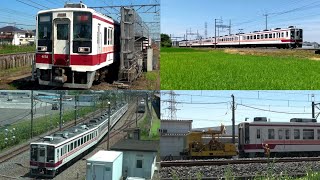 東武6050系6172F+6152F+6157F廃車回送 新栃木出張所出庫.渡瀬付近.北館林にて撮影!!