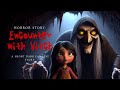 Scary encounter with witch | #youtube #horrorstories #ghost #hindi#animation