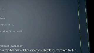 Exceptions - C++ ( Standard exceptions, Exception specifications)