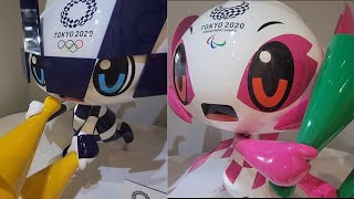 ミライトワ＆ソメイティ像 in 東京2020レガシー展