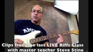 Steve Stine's Players Series - Clips from the Riffs Class