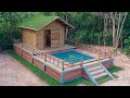 Building A Private Bamboo Swimming Pool With Décor Living Room