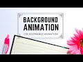 Animated Background with Pure HTML & CSS | No JavaScript no jQuery