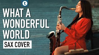 Louis Armstrong - What a Wonderful World | Saxophone Cover | Alexandra Ilieva | Thomann