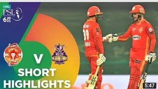 Short Highlights | Peshawar Zalmi vs Quetta Gladiators | Match 19 | HBL PSL 6 | MG2T
