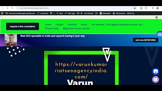 New Website Created using Astra theme | Astra Free Theme customization | Varun Kumar riat SEO Vlogs