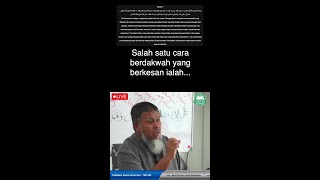 Salah satu cara berdakwah yang berkesan ialah... | Ustaz Abd Muein Abd Rahman |