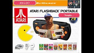 Atari Flashback Portable 2016 vs 2017 Thoughts...