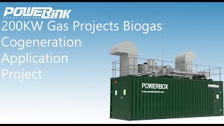 PowerLink 200KW Gas Projects Biogas Cogeneration Application Project