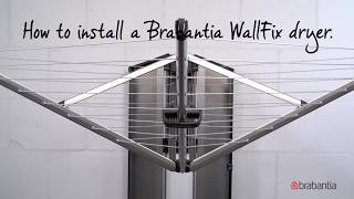 Brabantia WallFix | How to use and install Brabantia WallFix for easy laundry drying | Brabantia |