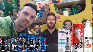 SPRAWDZAM NA JAKICH PRODUKTACH SĄ ZNANI PIŁKARZE - MESSI , LEWANDOWSKI - PEPSI LAYS OSHEE TYMBARK